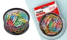 [HD3005] FOSKA-TROMBONNE PLASTIFIE 28MM (BOITE DE 100 PCS)