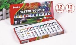 [PE1336] FOSKA-PEINTURE EAU 12 COUL 12 ML PE1336