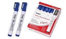 [MK8001(blue)] FOSKA-MARQUEUR BLEU POUR TABLEAU BLANC 650-680M ECRITURE 2,6 GMS ENCRE MK8001(bleu)