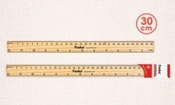 [BP1201-30] FOSKA-REGLE EN BOIS 30CM X2,5CM BP12°1-30