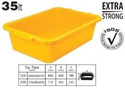 [SGS987] SGS PLASTER BUCKET PLASTIC PRO 35LT SGS987