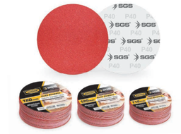 [SGS423] SGS SANDER DISC VELCRO ALUMINIUM OXIDE 180MM P100 SGS423