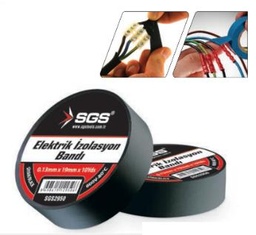 [SGS2950] SGS ELECTRIC ISOLATION TAPE RESISTANT TO 600VOLT AND 80°C BLACK SGS2950