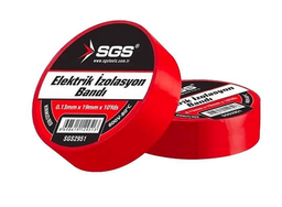 [SGS2951] SGS ELECTRIC ISOLATION TAPE RESISTANT TO 600VOLT AND 80°C RED SGS2951