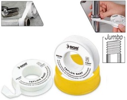 [SGS1202] SGS TEFLON TAPE JUMBO 19MM*15M 0,35G/CM3 SGS1202