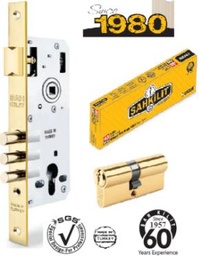 [SGSK-711] SGS CYLINDER LOCK WITH BALL BEARING FAT 3MILI FLAT TYPE 45MM K-711