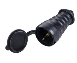 [SGS3503] SGS RUBBER SOCKET MONOPHASE 230V16A INDUSTRIAL FEMALE RUBBER SOCKET SGS3503