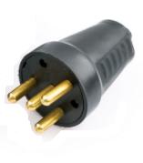 [SGS3505] SGS RUBBER SOCKET THREE PHASE 230V25A INDUSTRIAL MALE RUBBER SOCKET SGS3505