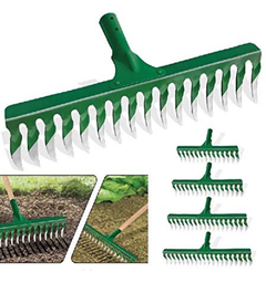 [SGS3109] SGS STEEL TWISTED RAKE PRO 16 TEETH SGS3109