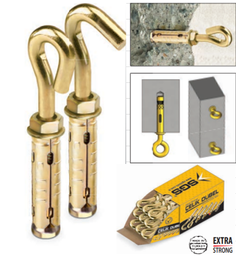 [SGS6040] SGS CONCRETE  ANCHOR BOLTS MULTI STRONG OPENED HOOK  M8 SGS6040