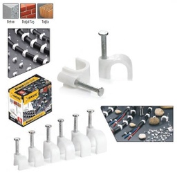 [SGS6093] STEEL NAIL-IN CABLE CLAMP 7MM 