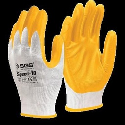 [SGS7710] Nitrile Coated Polyester Gloves Speed-10
