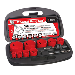 [SGS2650] 13 Pcs Bi-Metal Hole Saw Set