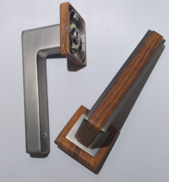 [YIW - POIGNET DE SERRURE ENCASTREE ALU+BOIS REF 495] YIW - POIGNET DE SERRURE ENCASTREE ALU+BOIS REF 495