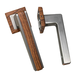 [YIW - POIGNET DE SERRURE ENCASTREE ALU+BOIS REF 495] YIW - POIGNET DE SERRURE ENCASTREE ALU+BOIS REF 495