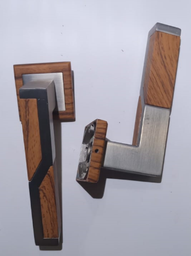 [YIW - POIGNET DE SERRURE ENCASTREE ALU+BOIS REF 494] YIW - POIGNET DE SERRURE ENCASTREE ALU+BOIS REF 494