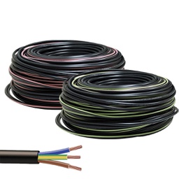 [CABLE U-1000 R2V 2X1.5MM2 NOIR SOUPLE] BORSAN - CABLE U-1000 R2V 2X1.5MM2 NOIR SOUPLE / Metre ( RLX DE 500M )