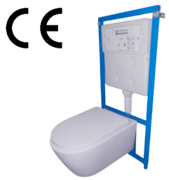[HHT-05 + 100BL] WC SUSPENDU CHEINMAR 540*360*385mm/510*160*1210-1330mm 30+15KG