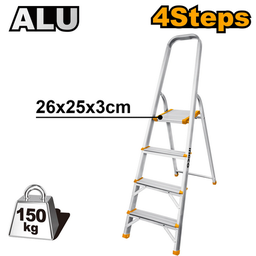 [HLAD06041] Household Ladder aluminum 4 STEPS