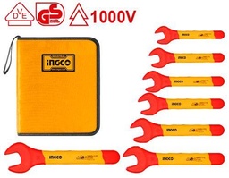 [HKISPA0701] 07Pcs insulated open end spanners set