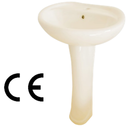 [XFH-210] Lavabo avec colonne(02ctns) complet ref: Eastar/Cheinmar - Dim:505x430x810mm 19KG REF 3307