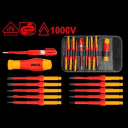 [HKISD1201] 12pcs Interchangeable Insulated Screwdriver Set