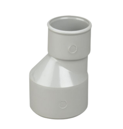 [R100M/40F] REDUCTION PVC M/F DIAM 100/40 KMEI. POIDS 143.4G, COULEUR WHITE