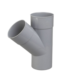 [Y63MF] CULOTTE Y PVC M/F DIAM 63 KMEI. POIDS 100G, COULEUR WHITE