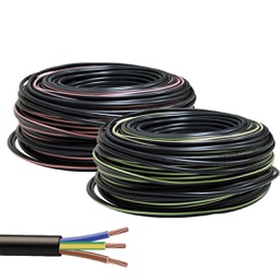 [CABLE U-1000 R2V 2X2.5MM² NOIR SOUPLE] CABLE U-1000 R2V 2X2.5MM² NOIR SOUPLE RLX DE 100M BORSAN