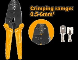 [HRCPC0506] Pince à sertir avec fonction cliquet pour cosses - 9&quot;