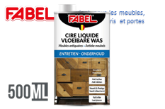 [12512] Fabel CIRE ANTIQ. LIQUIDE INCOLORE ( convient pour les meubles,parquets,lambris et portes)500ml