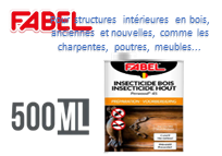 [13201] Fabel Woodcare Combi Aqua RTU (insecticide et fongicide bois) 500 ml