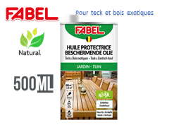 [42591] Fabel ECO HUILE DE TECK ET BOIS EXOTIQUES 500 ml.