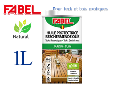 [42592] Fabel ECO HUILE DE TECK ET BOIS EXOTIQUES 1000 ml.