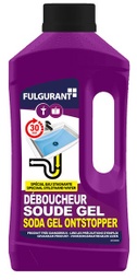 [1009700] Fulgurant Déboucheur Soude Stopy Gel (pour lavabos,éviers,douches,bains) 900ml