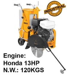 [GSF16-1] Scie à sol thermique (Moteur HONDA) - ESSENCE - 9.6kW