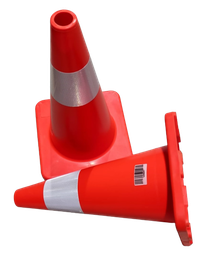 [Cône de signalisation 45cm Pvc 0,65kg] Cône de signalisation 45cm Pvc 0,65kg
