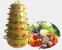 [676EDB 14-24CM] ENAMEL WARE 676EDB 14-24CM 9,85KG CARTON DE 04 SLI