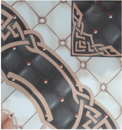 [1262] CARREAUX SOL CERAMIC 30*30 CTN/11 PCES INDE GC REF 1262