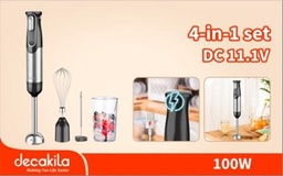 [KMJB024B] CORDLESS HAND BLENDER 4-IN-1 set DECAKILA