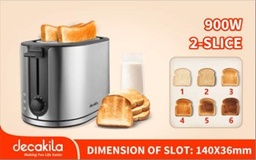 [KETS004M] TOASTER 2-SLICE 900W DECAKILA