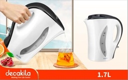 [KEKT027W] ELECTRIC KETTLE-PLASTIC 1.7L 2200W DECAKILA