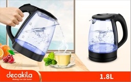 [KEKT018B] ELECTRIC KETTLE-GLASS 1.8L 2200W DECAKILA