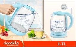 [KEKT019L] ELECTRIC KETTLE-GLASS 1.7L 2200W DECAKILA