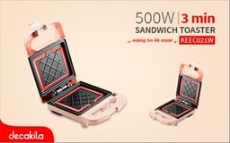 [KEEC021W] SANDWICH MAKER 500W DECAKILA