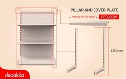 [GES003W] PILLAR AND COVER PLATE FREE OF CHARGES DECAKILA