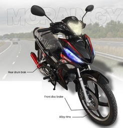 [Moto 50CC] Moto ZS engine , 50CC  - Alloy rims - Front disc brake , rear drum brak - Muffler same with picture - Disassembled wood case packing - Other specification , same with picture