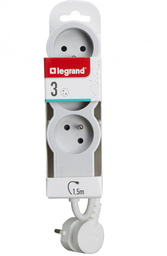 [LEGD049458] BLOC MULTIPRISE 3*2P+T 3M INTERRUPTEUR - REF049458