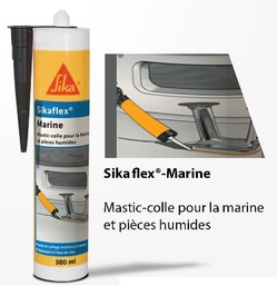 [109SIKAFL] SIKAFLEX MARINE NOIR CARTOUCHE 300ML REF 617925