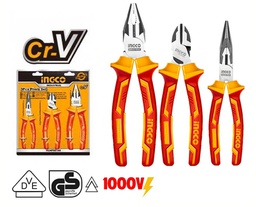 [HIKPS28318] 3 Pcs insulated pliers set